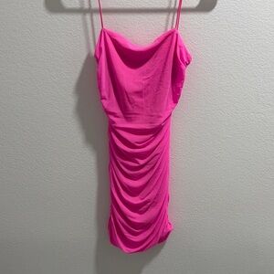 Princess Polly Hot Pink Mini Dress